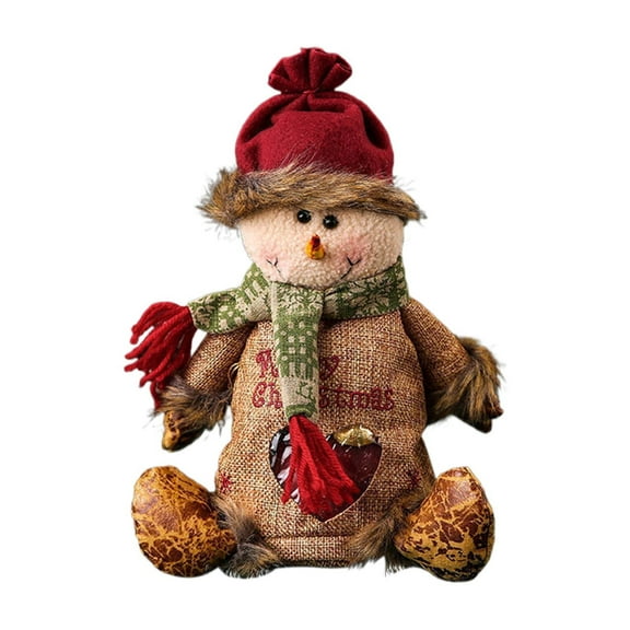 Clode Christmas Bags Zipper Design 2026 New Reusable Fabric Storage Xmas Bags Christmas Doll Bags for Candy Festival Decor Party Decorations for Men 40th Birthday