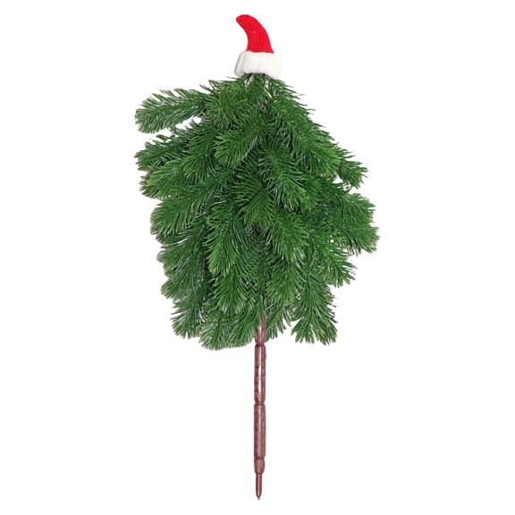 Clode Christmas Tree Desktop – Ground Mounted Christmas Tree for & Home Décor Compact Christmas Decoration for Desk Tabletop Holiday Tree Artificial Flowers Peony