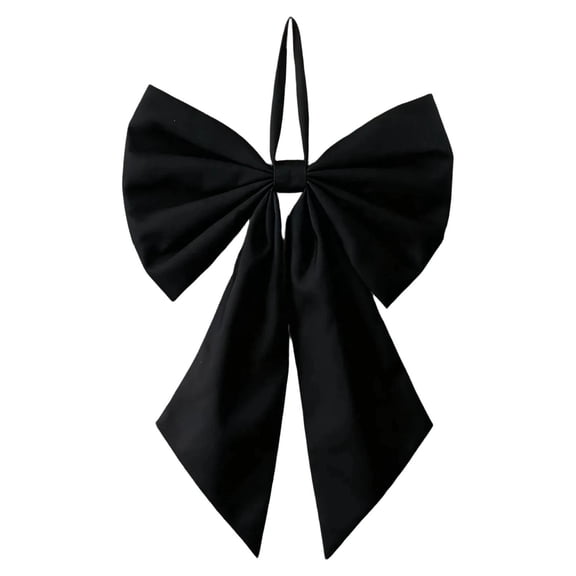 Clode Christmas Tree Top Decoration with A Large Bow Suitable for Decoration Birthday Christmas Room Wedding and Themed Room Decoration Etc Swinging Car Hanging Ornament Dog