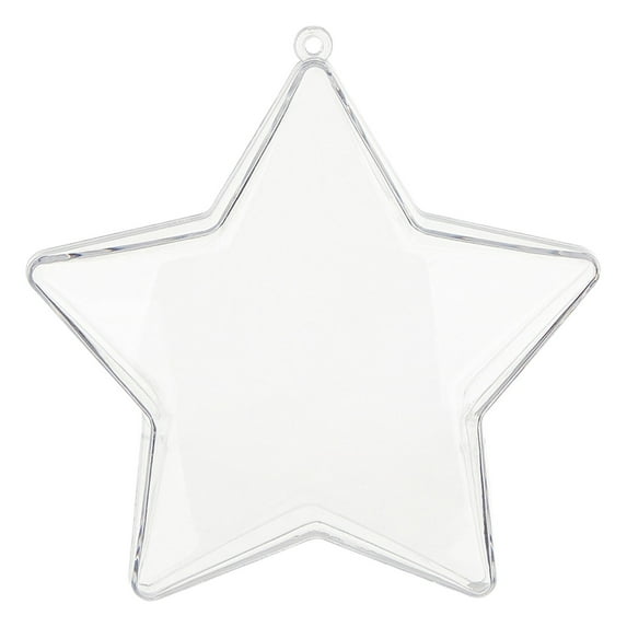 Clode Christmas with Hole Transparent Drop Shaped Fillable Decorative Hanging Decorations Garlands Decorations Christmas and