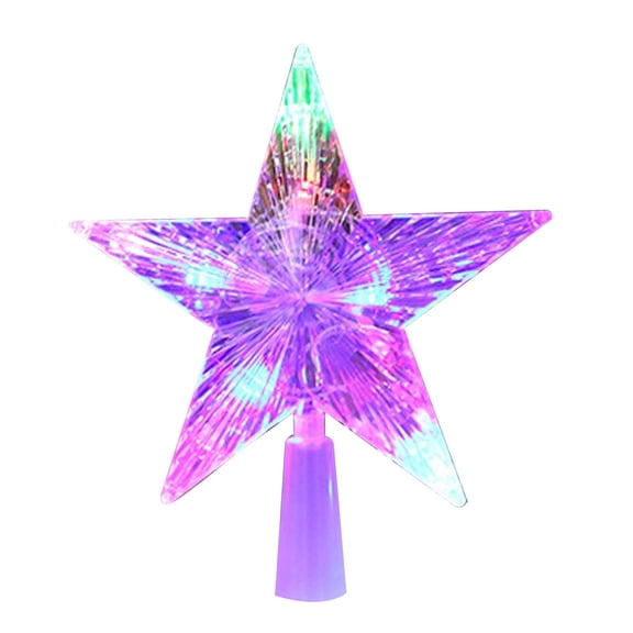 Clode Outdoor Garden Holiday Decoration LED Star String Lights Color Changing Christmas Tree Light with Twinkling Star for Festive Chandelier Christmas Ornament