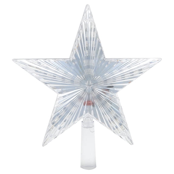 Clode Outdoor Garden Holiday Decoration LED Star String Lights Color Changing Christmas Tree Light with Twinkling Star for Festive Stain Glass Window Hanging Small