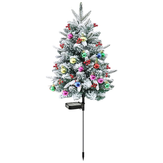 Clode Prelit Planter Bushes Artificial Christmas Filler with Lighted Prelit Planter Christmas Trees Greenery 2025 Prelit Planter Bushes Outdoor Papyrus Easter Cards