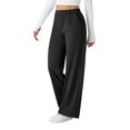 thumbnail image 1 of ClodeEU High Waisted Work Pants for Women ，Business Casual Outfits， Office Pants Trousers with Pockets Black,Womens Plus S, 1 of 6