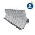 thumbnail image 1 of ClodeEU Men's Cushioned Crew Athletic Socks 5 Pairs Pack, Breathable Pro Series Crew Socks, Moisture-Wicking Cushion Sock, 5-Pack, 1 of 1