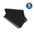 thumbnail image 1 of ClodeEU Men's Cushioned Crew Athletic Socks 5 Pairs Pack, Breathable Pro Series Crew Socks, Moisture-Wicking Cushion Sock, 5-Pack, 1 of 1