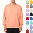 thumbnail image 1 of ClodeEU Men's Solid Crew Neck Pullover Sweatshirt, Casual Everyday Loungewear Crew Top, Big and Tall, Size S-3XL, 1 of 7