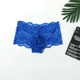 thumbnail image 1 of ClodeEU Sexy Underwear Men Lace Underpans Sports Breathable Soft Underwear (Blue L), 1 of 6