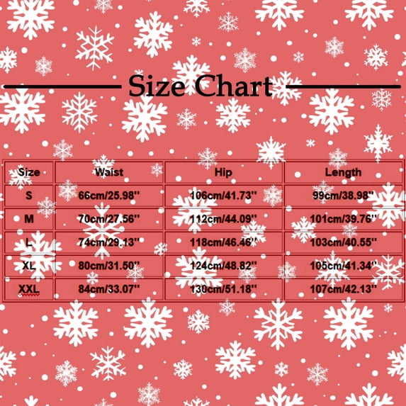 ClodeEU Women's Christmas Print Flannel Pants With Pockets ,Elastic Waist Pant With Drawstring ,Fashion Loose Pant Red,Womens Plus L