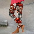 thumbnail image 1 of ClodeEU Women's Christmas Printed Leggings,High Waisted Shiny Leggings Pant,Trendy Legging Multicolor 10,Womens Plus S, 1 of 5