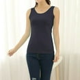 thumbnail image 1 of ClodeEU Women's Cotton Ribbed Slim Fit Crewneck Tank Top, Racerback Casual Layering Vest for Summer Black,Womens Plus S, 1 of 7