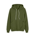 thumbnail image 1 of Binmer Women's Drawstring Hooded Sweatshirt, Casual Loose Long Sleeve Pullover Hoodie with Pocket ,L, 1 of 9