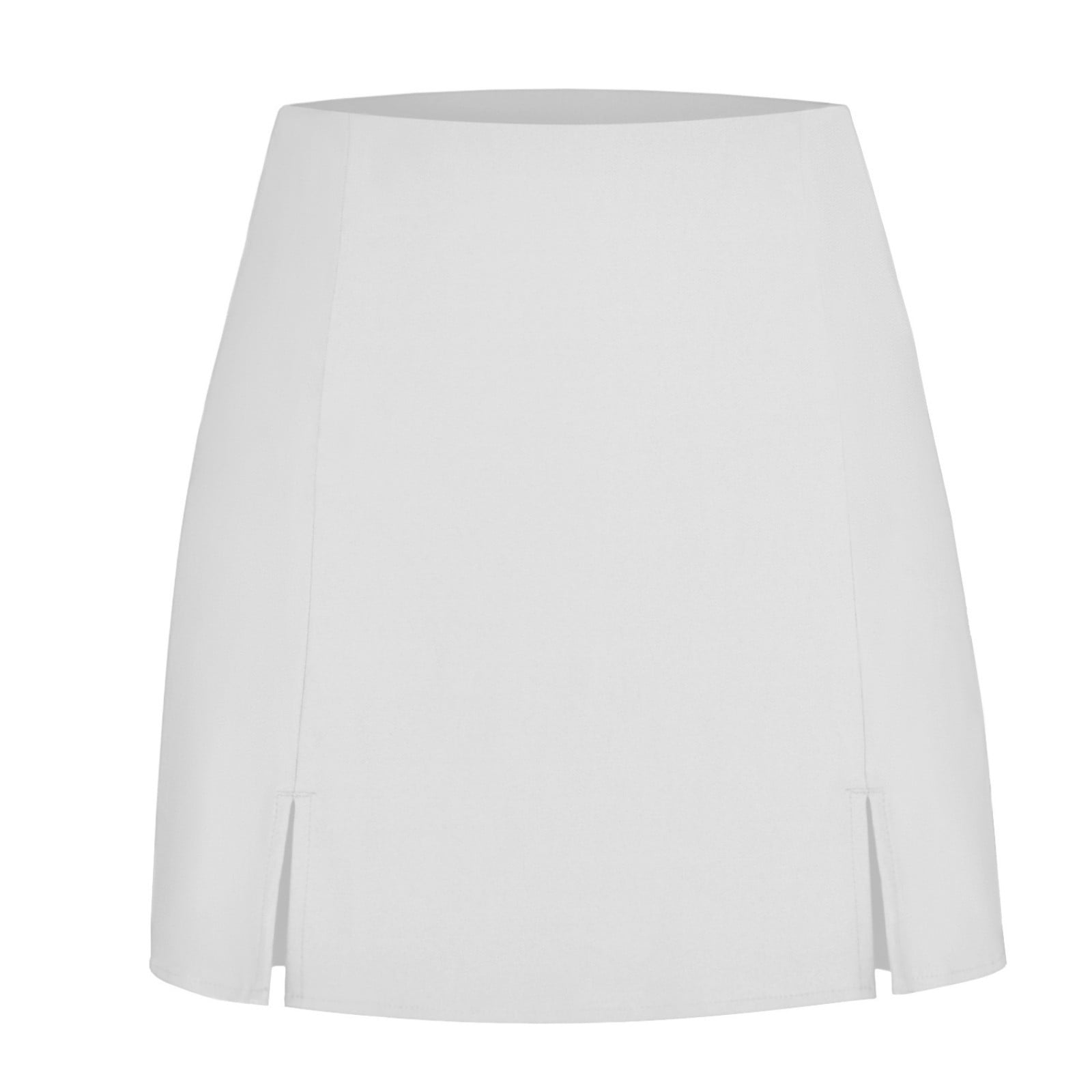 ClodeEU Women's Elegant High Waisted Bodycon Mini Skirt with Shorts ...