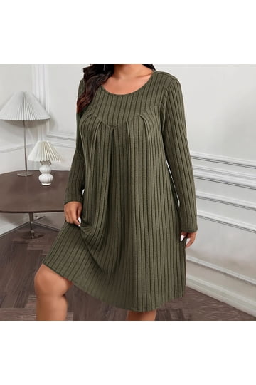 Green Sweater Dress