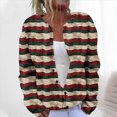 thumbnail image 1 of ClodeEU Women's Print Knitted Cardigan Sweater ,Long Sleeve Button Front Cardigan, Fashions Slim Fit Clothes Multicolor,Womens Plus XXXXL, 1 of 5