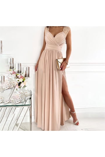 bridesmaid dresses casual summer Best Sellers In Womens Color:#41-Peacock Blue Valeria Black Velvet Sequins plunge chiffon bridesmaid dress spaghetti strap wedding dress a line