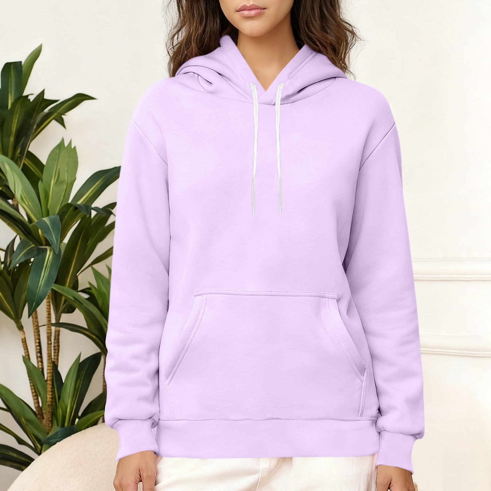 ClodeEU Women's Winter Warm Hoodie Sherpa Fleece Lined Sweatshirt ,Long — free download