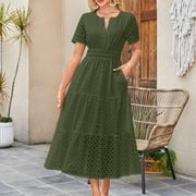 Army Green Dresses Women
