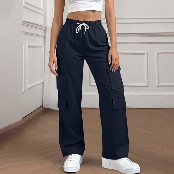Stunning Elastic Waist Womens Cargo Pants Images