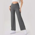 thumbnail image 1 of ClodeEU Womens High Waisted Yoga Pants with Pockets,Strentch Trousers Business Casual Dress Pant Gray,Womens Plus M, 1 of 8