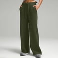 thumbnail image 1 of ClodeEU Womens Lounge Sweatpants with Drawstring, Loose Fit Wide Leg Comfort Sweat Pants Army Green,Womens Plus XXL, 1 of 6