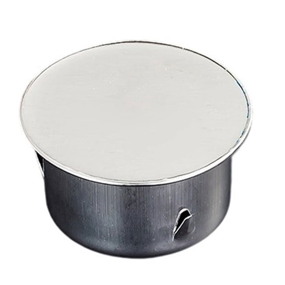 Clog-Resistant Steel Drain Cover Odor Prevention Cap for PVC Pipes Multiple Sizes Hassle-Free Setup Home Use