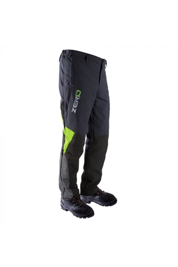 Zero Gen2 Light & Cool Chainsaw Protection Pants (Small/Regular) Grey/Green