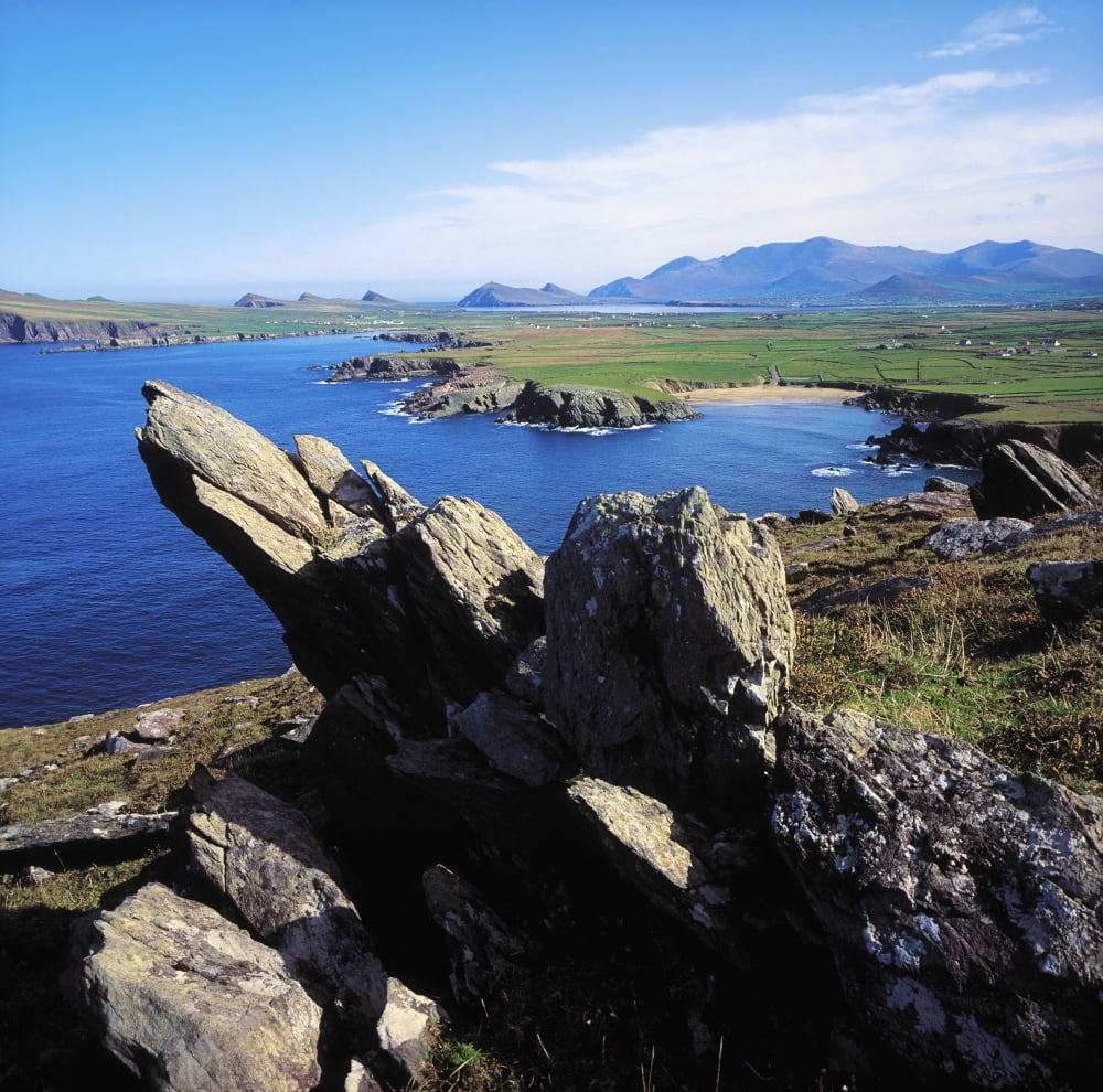 Clogherhead Co Kerry Dingle Peninsula Ireland Canvas Art - The Irish Image Collection Design Pics (15 x 15)