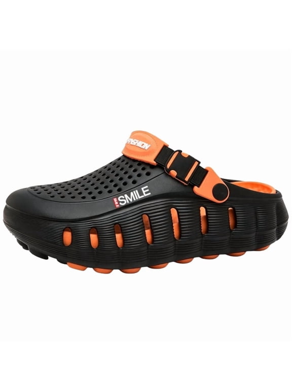 Clogs for Men Cushion Cloud Insoles Arch Support Shower Shoes, Beach Water Shoes Slip on for Summer Casual Occatio