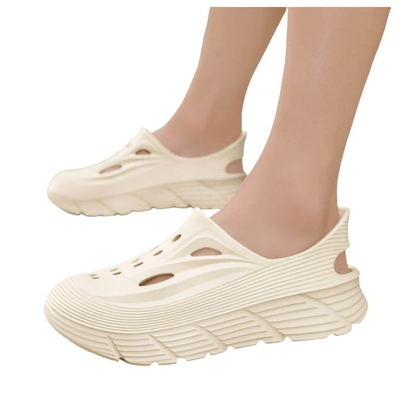 Clogs for Men EVA Waterproof Thick Sole Cushioned Slip on Garden Water Shoes for Beach Summer Pool Swim