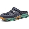 thumbnail image 1 of Clogs for Men Garden Shoes Water Sandals Mens Rubber Clogs Outdoor Slippers Waterproof Slip On Summer Mules Gradient Color, 1 of 17