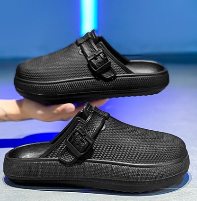 Clogs for Men Wide Round Toe Flat Mules Beach Sandals Quick Drying Water Shoes Work Casual Garden Lightweight Slippers