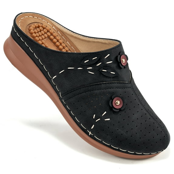 Clogs for Women Sandals with Comfortable Arch Support Womens Casual Wedge Sandals Shoes