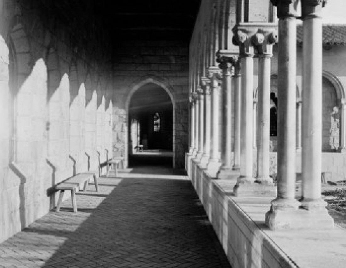 Cloister Canvas Art - (24 x 36)