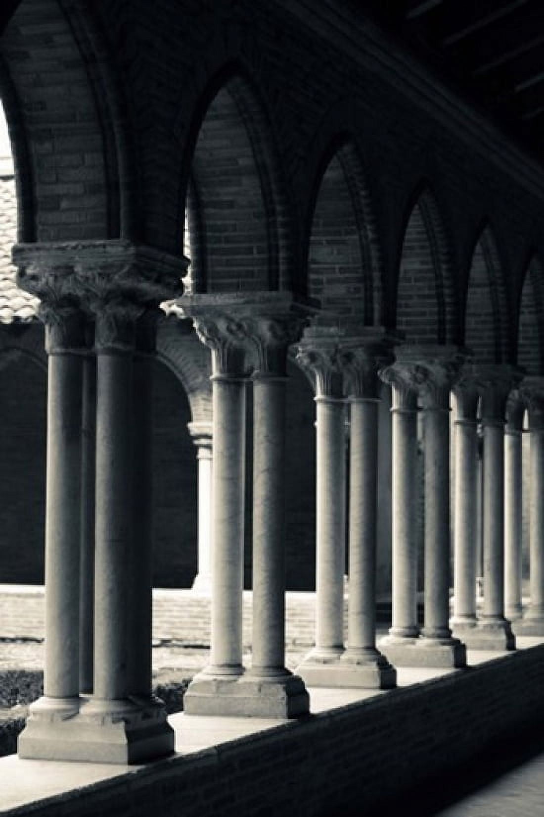 Cloister of a church Cloitre des Jacobins Eglise des Jacobins Toulouse Haute-Garonne Midi-Pyrenees France Canvas Art - Panoramic Images (24 x 36)