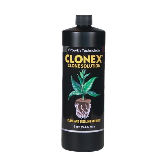 Clone Solution, Professional-Grade Nutrient Formula for Seedlings, Cuttings, and General Use. Feeds Young Plants, Helps Promote Growth & Rapid Root Development - 1 Quart