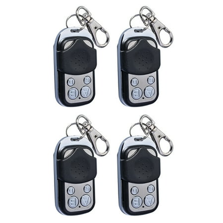 Cloning Key Fob Universal Cloning Remote Control Key Fob for Car Garage Door Gate 4pcs