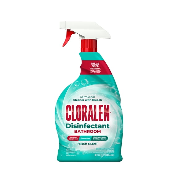 Cloralen Bathroom Bleach Cleaner Spray, Fresh, 32 fl oz