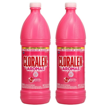 Cloralen Bleach Aromas Floral, 32oz, (Pack of 2)