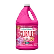 Cloralen No-Splash Liquid Scented Bleach, All Purpose Cleaner - Floral Scent, 121 fl oz