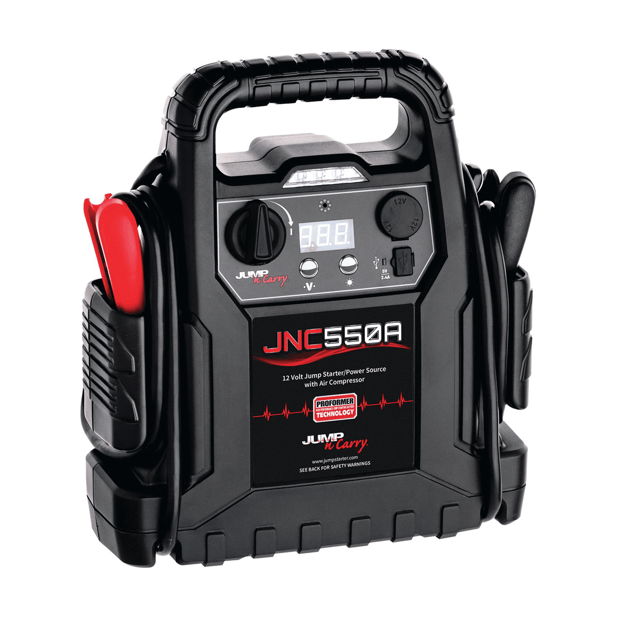 Clore Automotive JNC550A Jump Starter 1100 Peak Amps PROFORMER Battery USB
