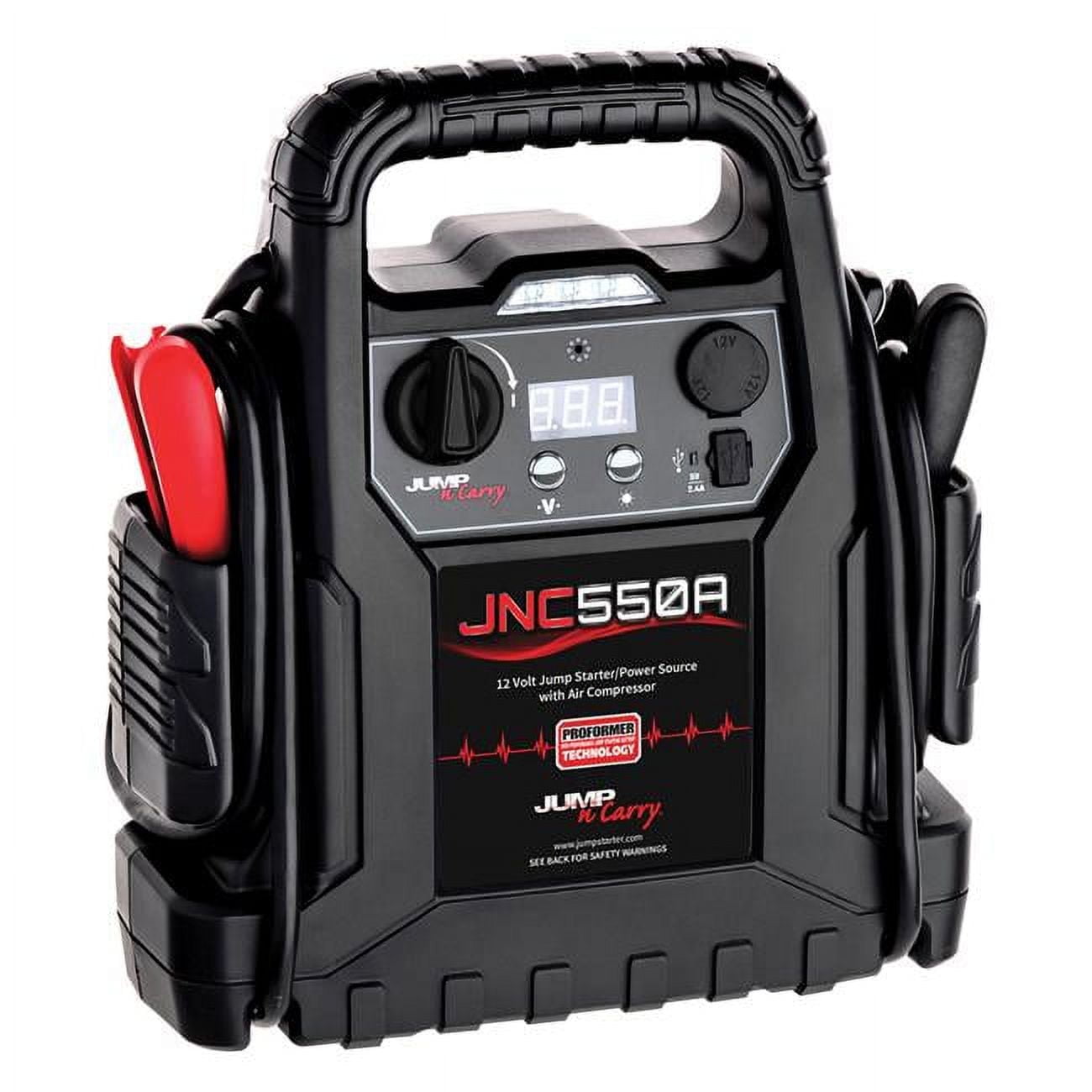 Clore Automotive Jump-N-Carry JNC550A 12V 1100 Peak Amp Jump Starter With Air System