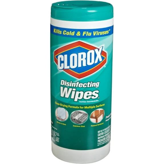 Clorox 01593 Disinfecting Bleach Free Wipes Fresh Scent 35 Count Pack of 2