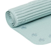 Clorox 17" x 36" Cushioned Foam Bathtub Mat with Suction Cups, Blue