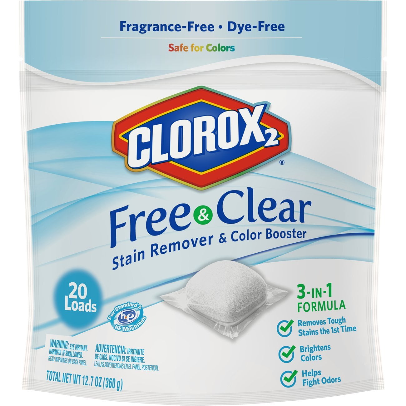 Clorox 2 Free and Clear Laundry Stain Remover and Color Booster