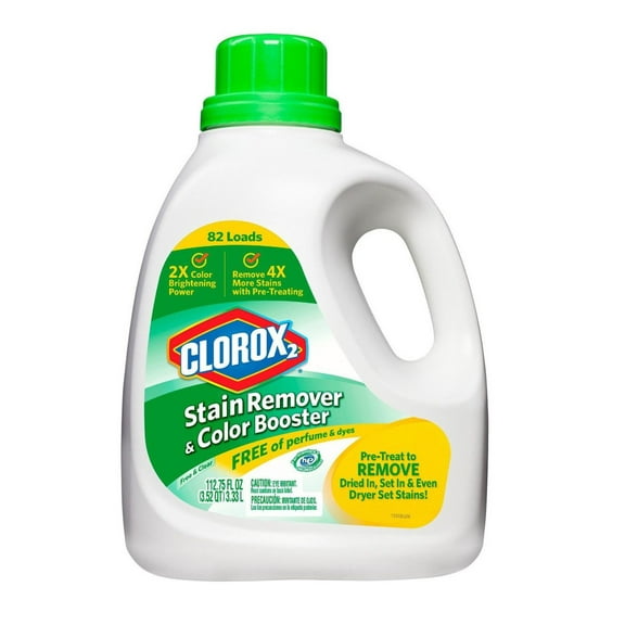 Clorox 2 Laundry Stain Remover and Color Booster Free and Clear 112.75 oz.