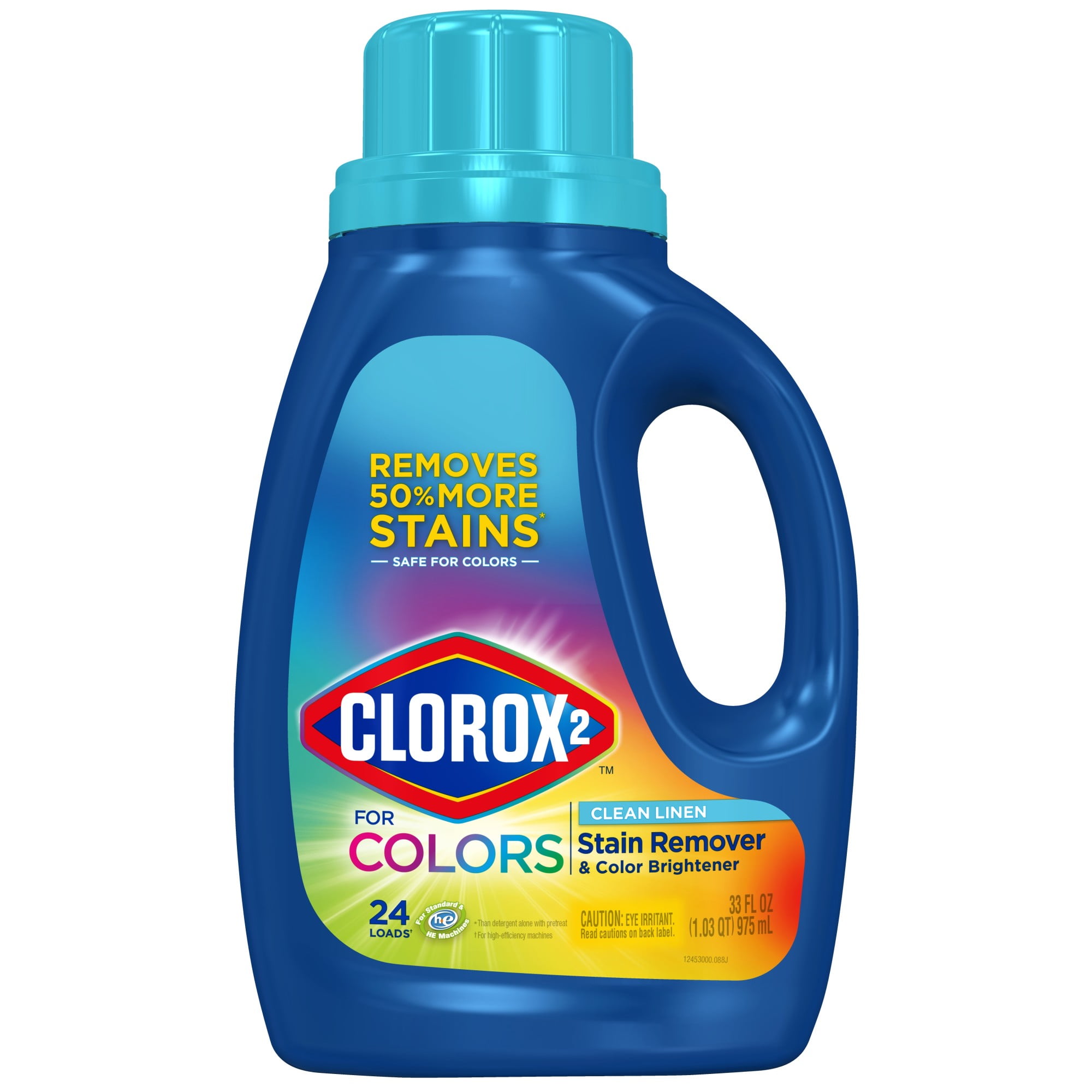 Clorox 2 for Colors - Stain Remover and Color Brightener - Clean Linen, 33 Ounces