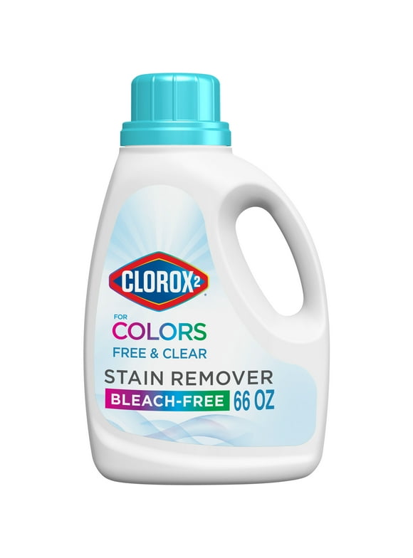 Clorox 2 for Colors Stain Remover and Laundry Additive, Free and Clear, Bleach Free, 66 Fl Oz