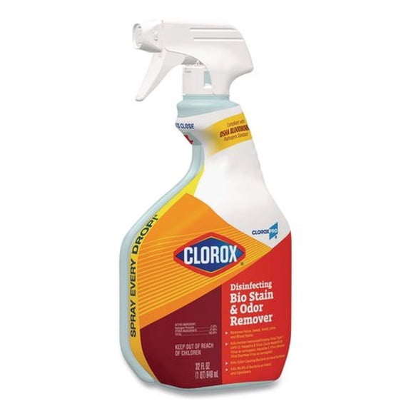Clorox Commercial Solutions Disinfecting Bio Stain & Odor Remover Spray