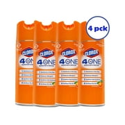 Clorox 4-in-One Disinfectant Spray Lavender and Citrus 14 Oz Can, Citrus, Size: 12 Pk
